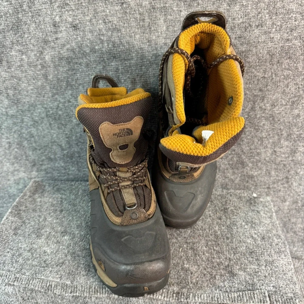 The North Face Chilkat II Waterproof Insulated Winter Boots Brown Mens 9